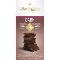 Anthon Berg Черен шоколад 66 % какао , 80 гр