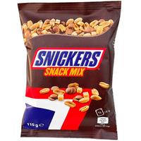 Snickers Микс от печени фъстъци, кубчета карамел и шоколадови зърна 115 гр