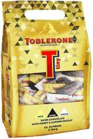 Toblerone Микс от млечен, черен и бял тоблерон 744 гр.93 бр.